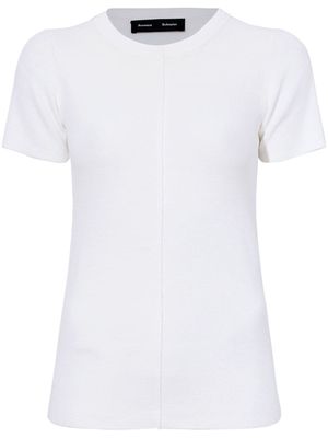 Proenza Schouler ribbed crew-neck T-shirt - White