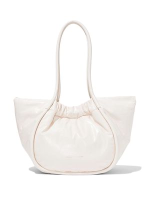 Proenza Schouler ruched leather tote bag - White