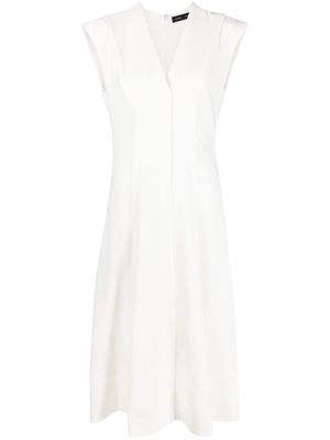 Proenza Schouler sleeveless V-neck midi dress - White