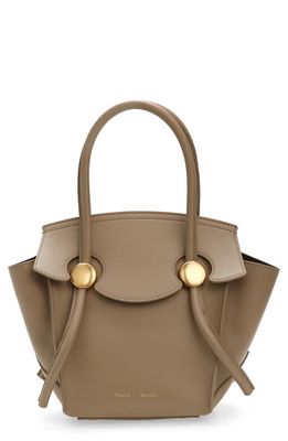 Proenza Schouler Small Pipe Leather Satchel in Light Taupe