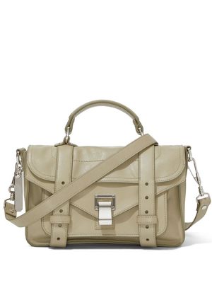 Proenza Schouler small PS1 suede crossbody bag - Grey