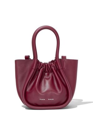 Proenza Schouler small ruched leather tote bag - Red