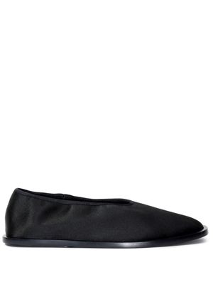Proenza Schouler square-toe slippers - Black