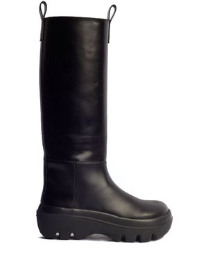 Proenza Schouler Storm leather knee-high boots - Black