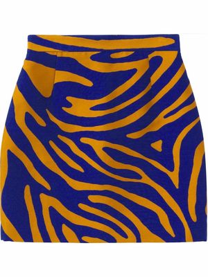 Proenza Schouler striped jacquard miniskirt - Blue