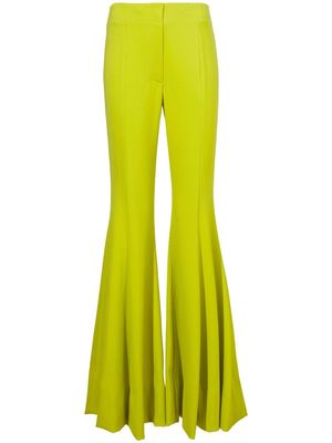 Proenza Schouler suiting flared trousers - Green