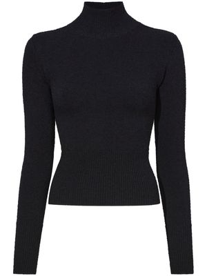Proenza Schouler textured roll-neck sweatshirt - Black