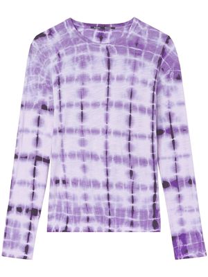Proenza Schouler tie-dye print T-shirt - Purple
