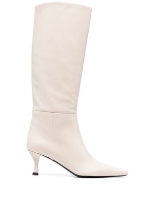 Proenza Schouler Trap knee-high boots - White