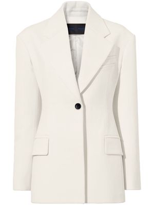 Proenza Schouler twill-weave wool blazer - Neutrals