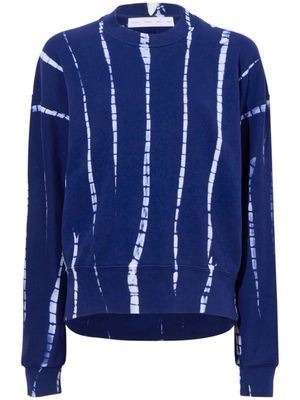 Proenza Schouler White Label Blake tie-dye print sweatshirt - Blue