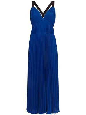 Proenza Schouler White Label Broomstick pleated tank dress - Blue