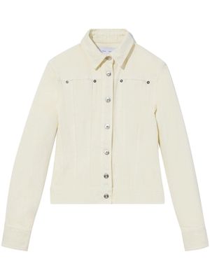 Proenza Schouler White Label buttoned panelled denim jacket - Neutrals