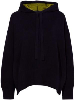 Proenza Schouler White Label Cleo fine-knit hooded jumper - Black