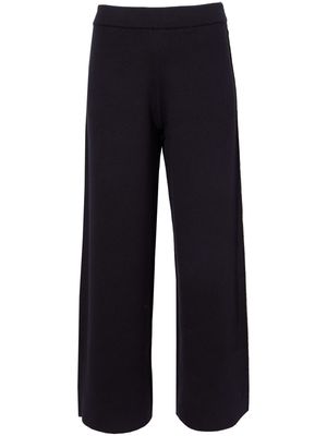 Proenza Schouler White Label contrasting-trim straight-leg trousers - Black