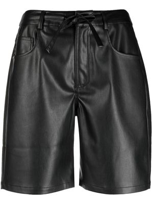 Proenza Schouler White Label faux leather mid-length shorts - Black