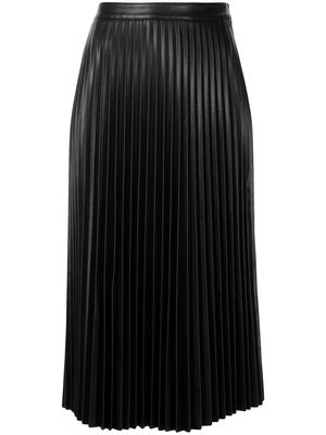 Proenza Schouler White Label faux-leather pleated skirt - Black