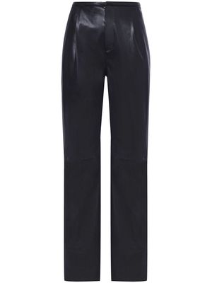 Proenza Schouler White Label faux-leather straight-leg trousers - Black