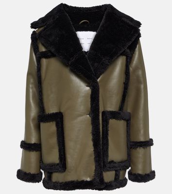 Proenza Schouler White Label faux shearling-lined jacket