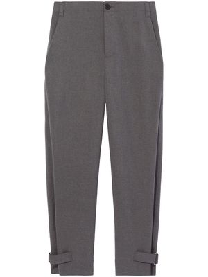 Proenza Schouler White Label Flannel tapered trousers - Grey
