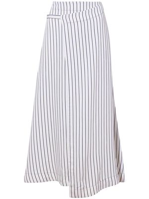 Proenza Schouler White Label Georgie striped midi skirt