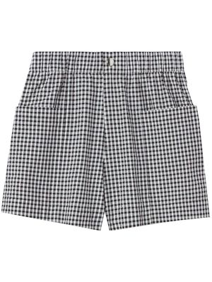 Proenza Schouler White Label gingham-patterned boxer shorts
