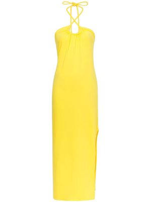 Proenza Schouler White Label halterneck maxi dress - Yellow