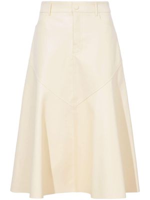 Proenza Schouler White Label Jesse faux-leather skirt - Neutrals