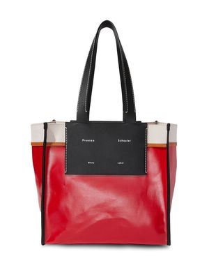 Proenza Schouler White Label large Morris coated tote bag - Red