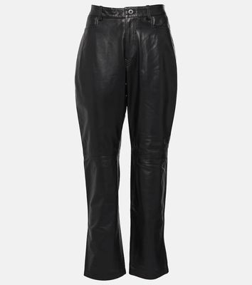 Proenza Schouler White Label leather straight pants