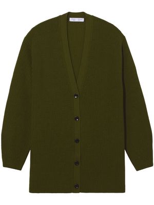 Proenza Schouler White Label long-length knitted cardigan - Green