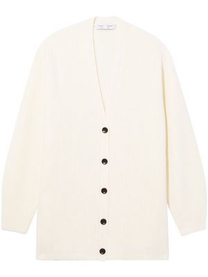 Proenza Schouler White Label long-length knitted cardigan - Neutrals
