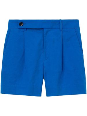Proenza Schouler White Label low-rise tailored shorts - Blue