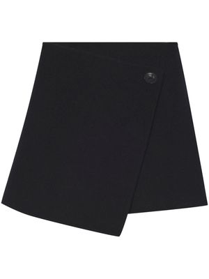 Proenza Schouler White Label Melton wrap reversible skirt - Black