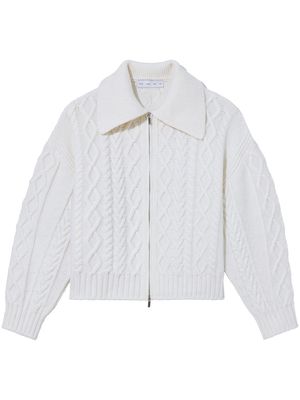 Proenza Schouler White Label merino wool cable-knit cardigan
