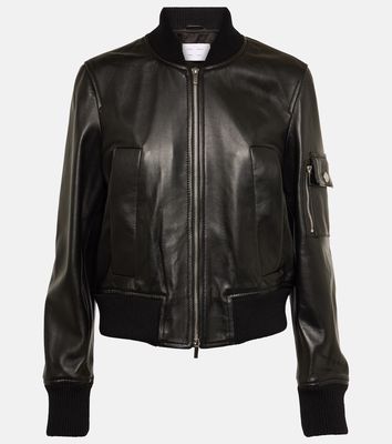 Proenza Schouler White Label Mika leather bomber jacket