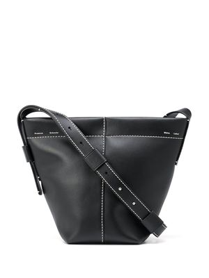 Proenza Schouler White Label mini Barrow leather bucket bag - 001BLACK