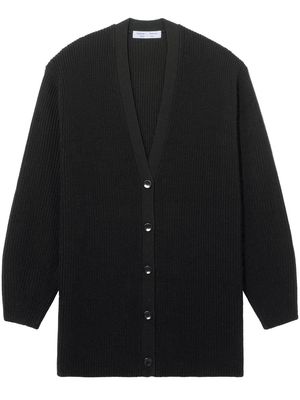 Proenza Schouler White Label oversize wool cardigan - Black