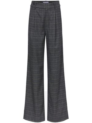 Proenza Schouler White Label plaid wide-leg tailored trousers - Grey