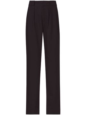 Proenza Schouler White Label pleat-detail tailored trousers - Black