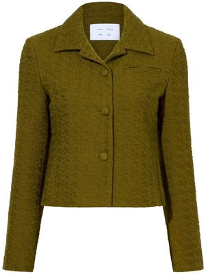 Proenza Schouler White Label Quinn tweed jacket - Green