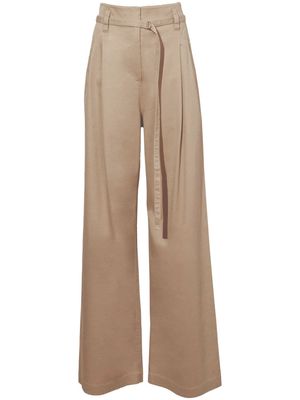 Proenza Schouler White Label Raver high-waisted trousers - Brown