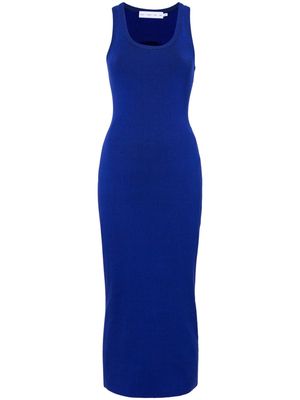 Proenza Schouler White Label Reese ribbed-knit maxi dress - Blue