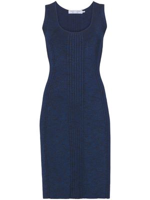 Proenza Schouler White Label rib-knit sleeveless dress - Blue