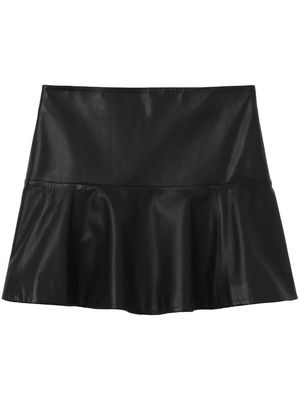 Proenza Schouler White Label ruffle-hem mini skirt - Black
