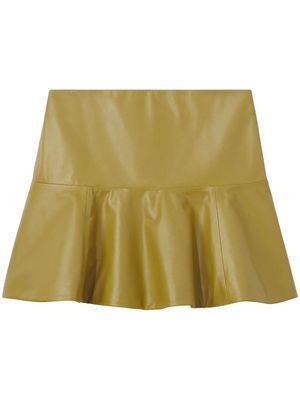 Proenza Schouler White Label ruffle-hem mini skirt - Yellow