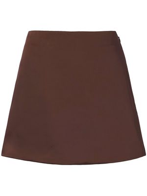 Proenza Schouler White Label satin mini skirt - Brown