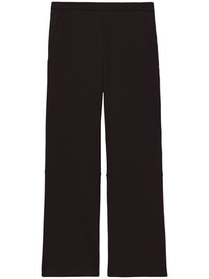 Proenza Schouler White Label Scuba cropped flared trousers - Black