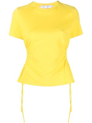 Proenza Schouler White Label Side Slit T-Shirt - Yellow