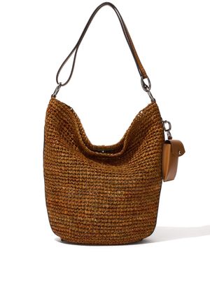 Proenza Schouler White Label Spring raffia bucket bag - Brown